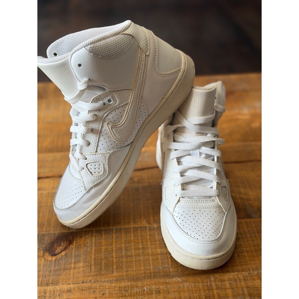 Nike Son of Force Mid 616303-115 Womens Size 8.5 Basketball Shoes White Sneakers